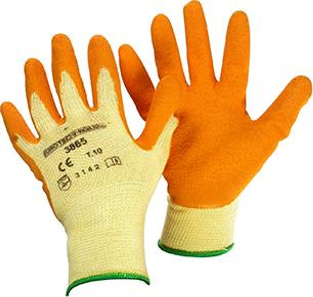 EUROSTRONG Handschuh Latex Handschuh Schutz orange blau 10L800 Pack Starke; Titel: EUROSTRONG Handschuh Latex Handschuh Schutz orange blau 10L800 P...