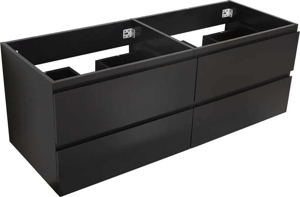 Meuble sous vasque suspendu SORRENTO 120cm avec 4 tiroirs spacieux