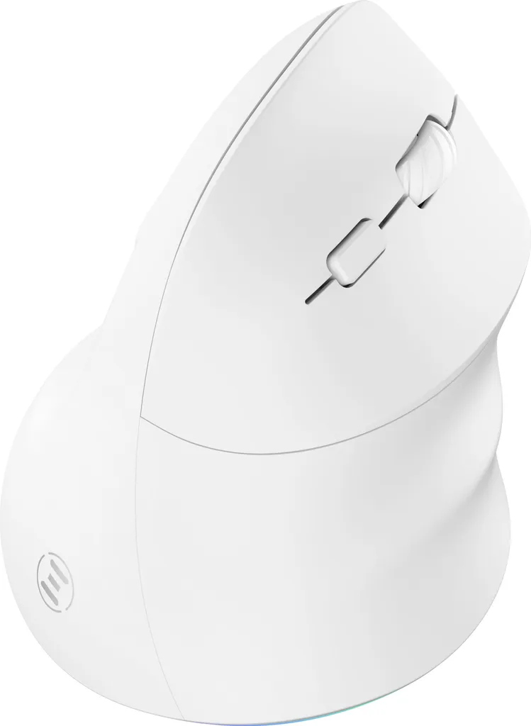 Souris ergonomique verticale sans fil blanche Eternico MVS490 RF