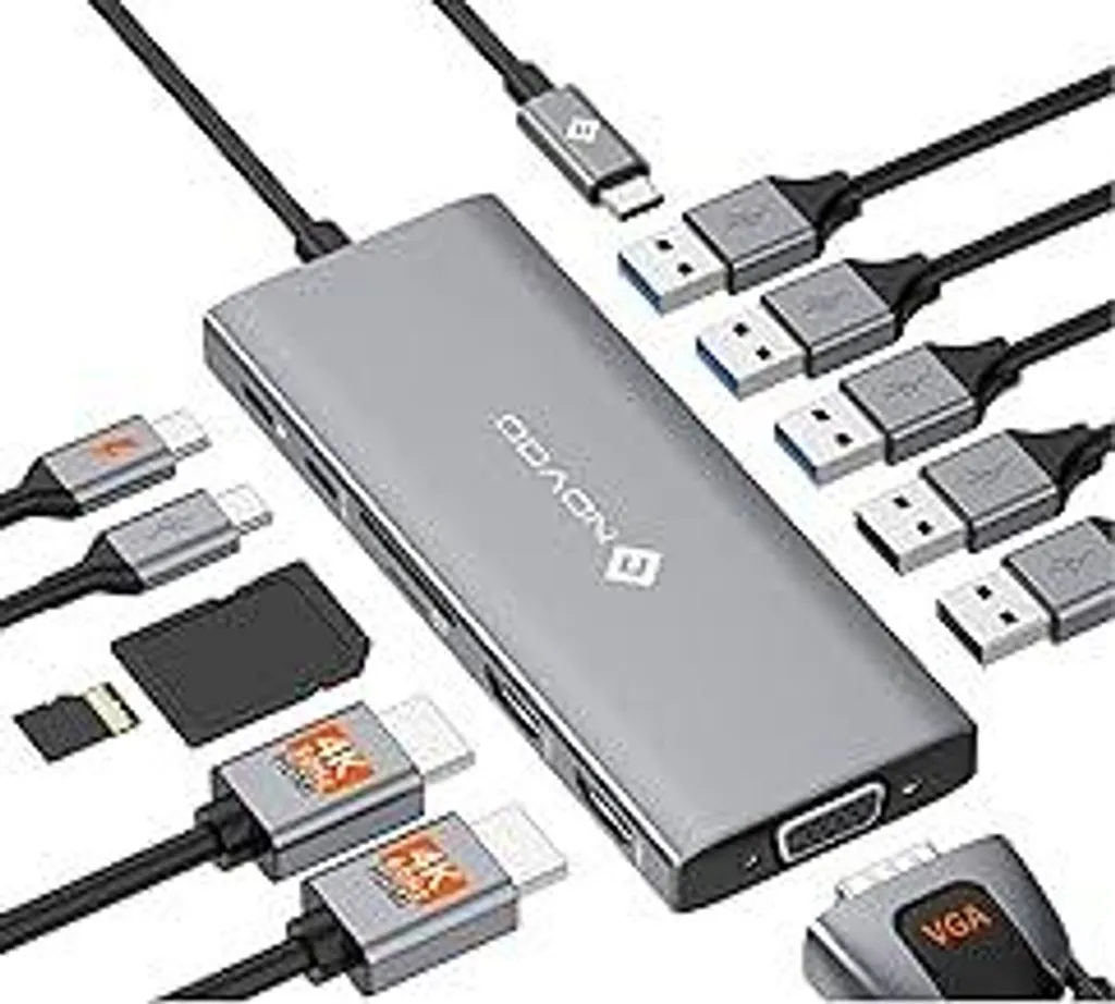 NOVOO 13 in 1: L'Adattatore USB C Definitivo che Non Ti Tradisce