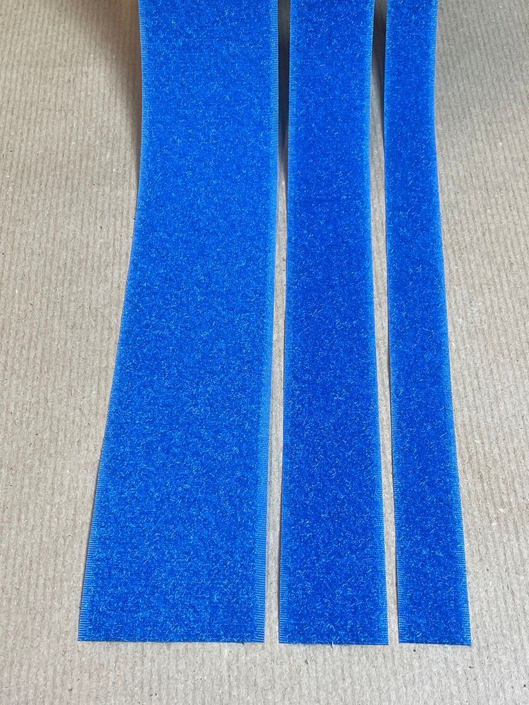 Klett Flauschband blau 50 mm, 25 m Produktbild 