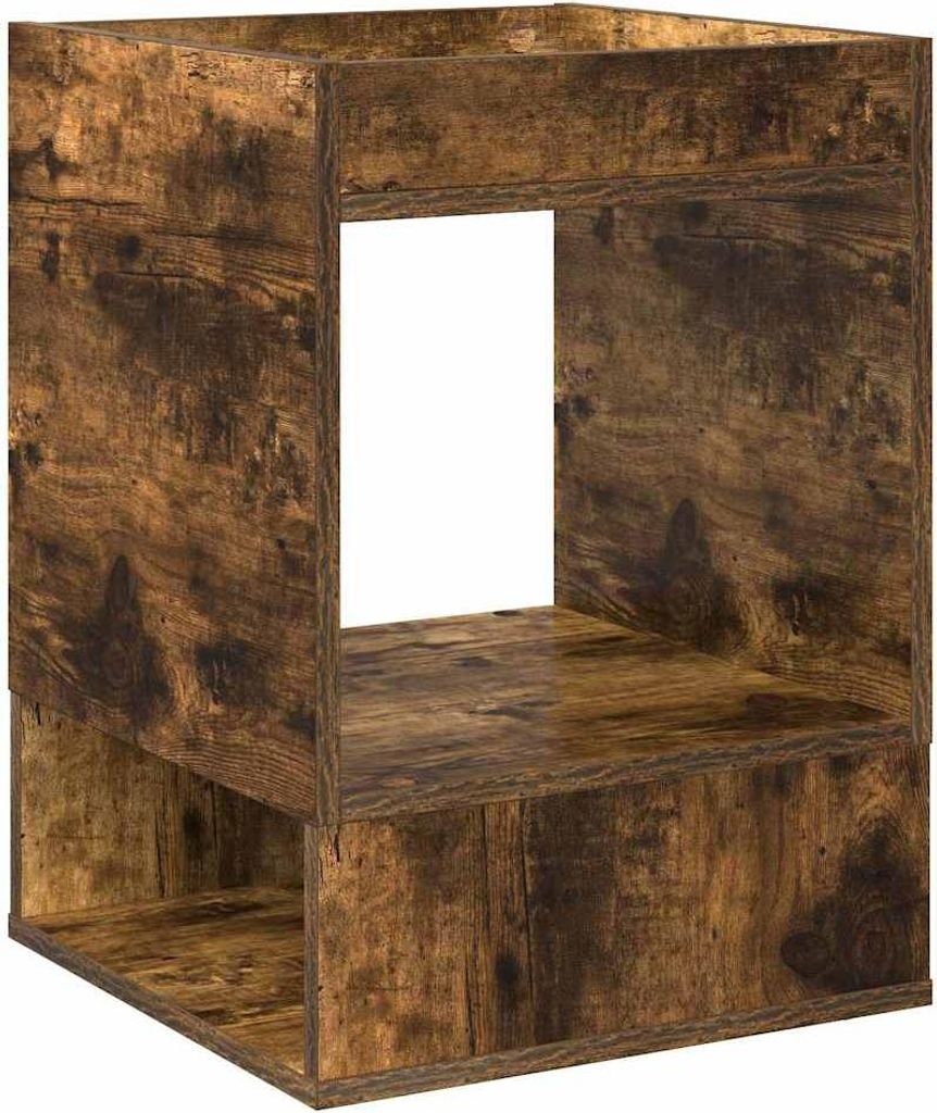 Beistelltisch Geräucherte Eiche 40 x 40 x 56 cm Holzwerkstoff