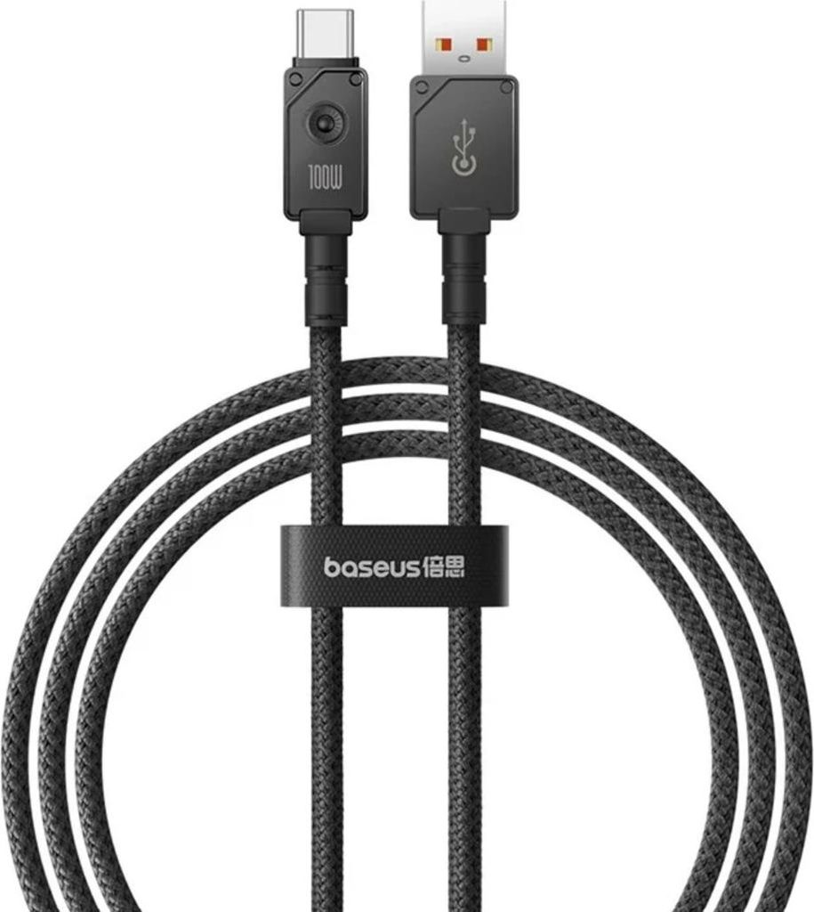 Baseus Schnellladedatenkabel USB auf USB-C, 100 W, 1 m - Schwarz