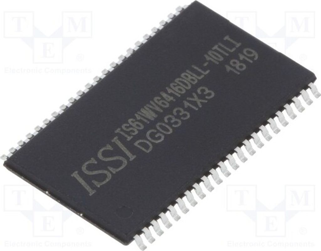 1x SRAM Speicher TSOP44 2,4÷3,6V 10ns 64kx16bit parallel IS61WV6416DBLL-10TLI Par