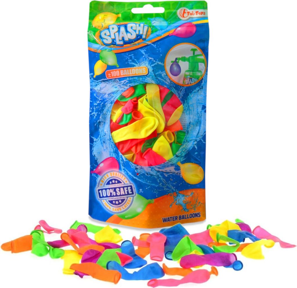 Toi-Toys - SPLASH HQ Wasserballons (100 Stück) Wasserbomben Produktbild 