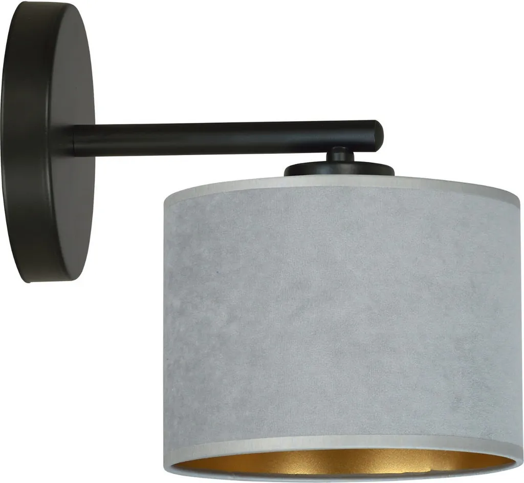 Applique murale KINKIET Emibig Hilde K1 1050/K1 Gris Anthracite E27