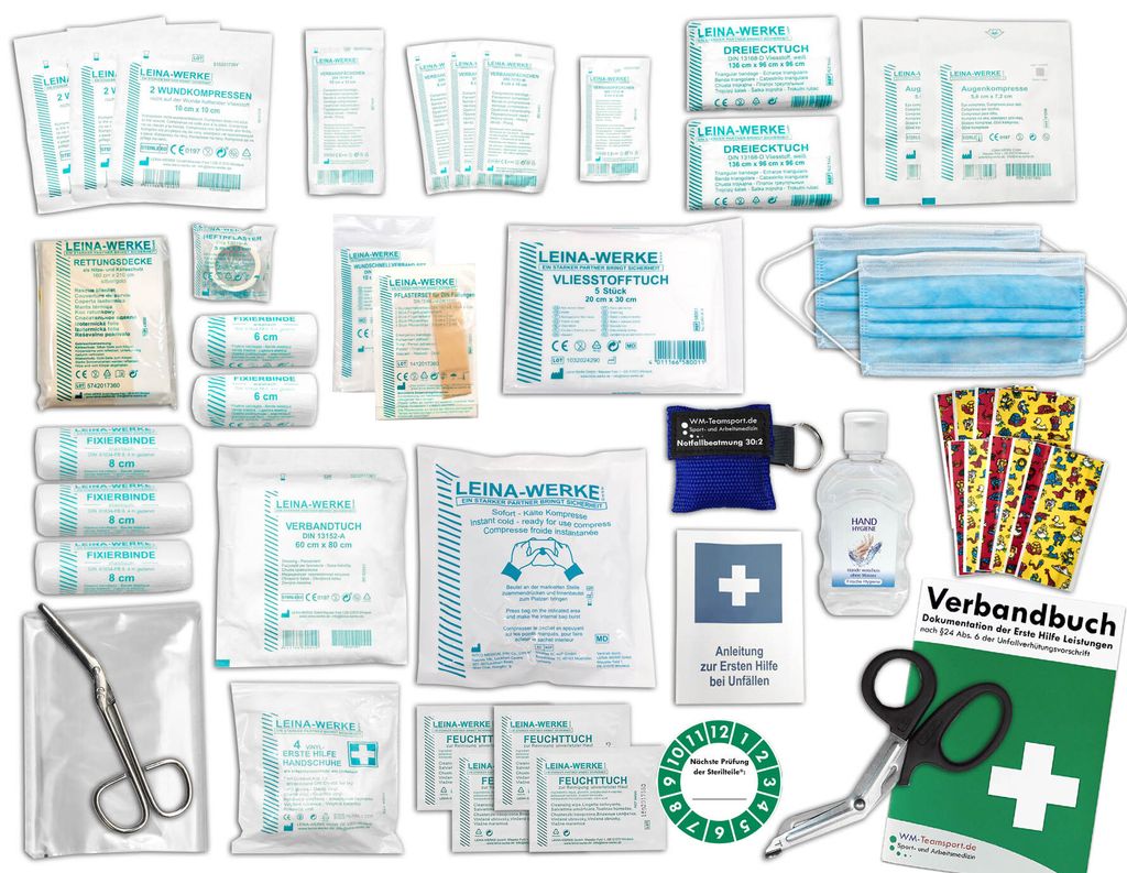Komplett-Set Erste-Hilfe KITA PLUS 2 nach aktueller DIN/EN Produktbild 