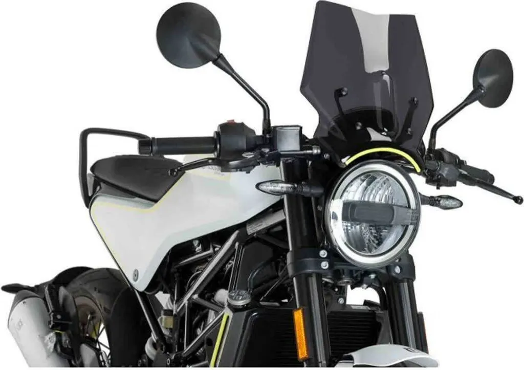 Saute-vent moto PUIG naked sports fumé foncé pour Husqvarna d'origine