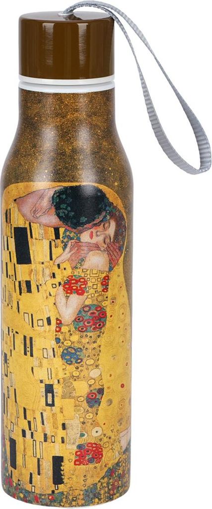 DUO | Isolierflasche - Trinkflasche - 500 ml - Klimt Der Kuss - Thermosflasche - Auslaufsicher