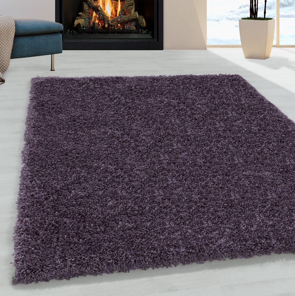 Shaggy Teppich SYDNEY VIOLETT 100 X 200cm Läufer
