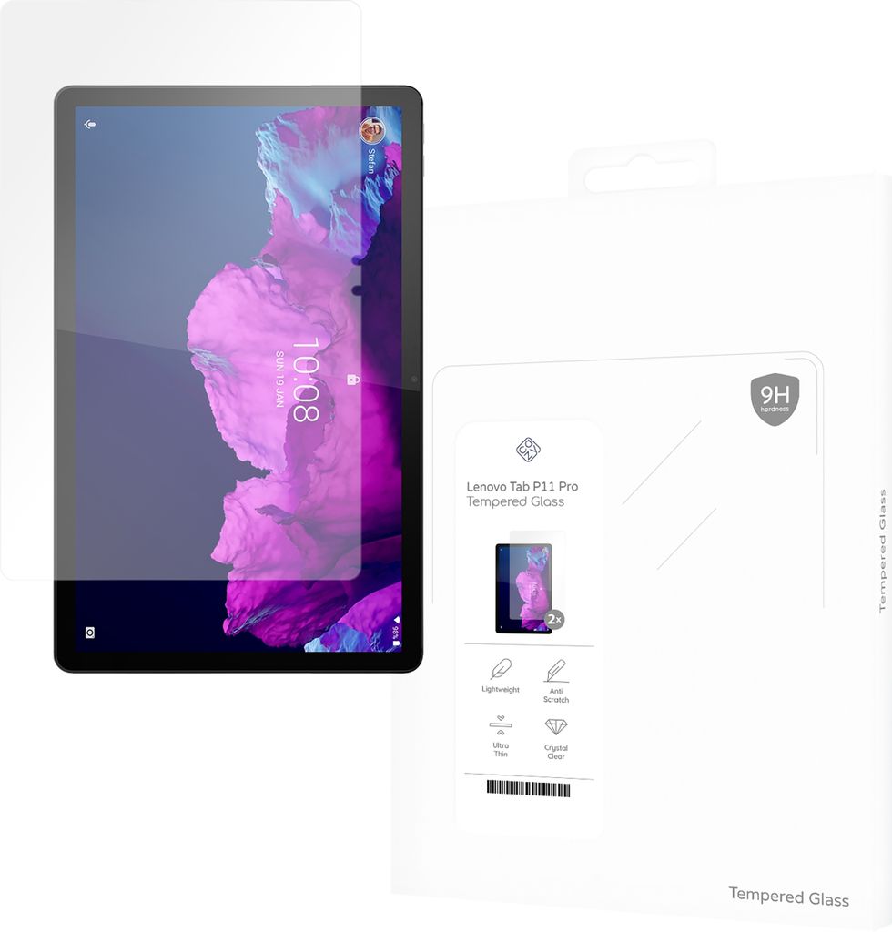 Schutzfolie Lenovo Lenovo Tab P11 Pro - Panzerglas - Cazy - Transparant