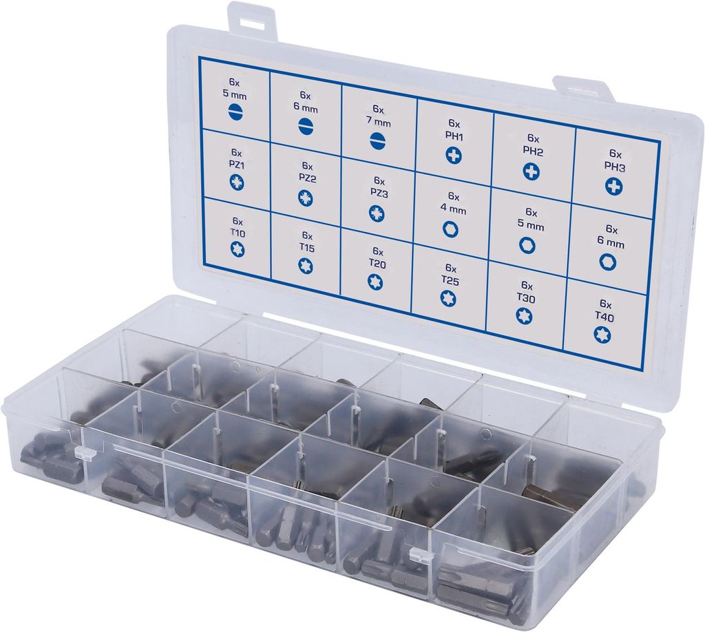 Assortimento di punte, 108 pezzi Immagine del prodotto 