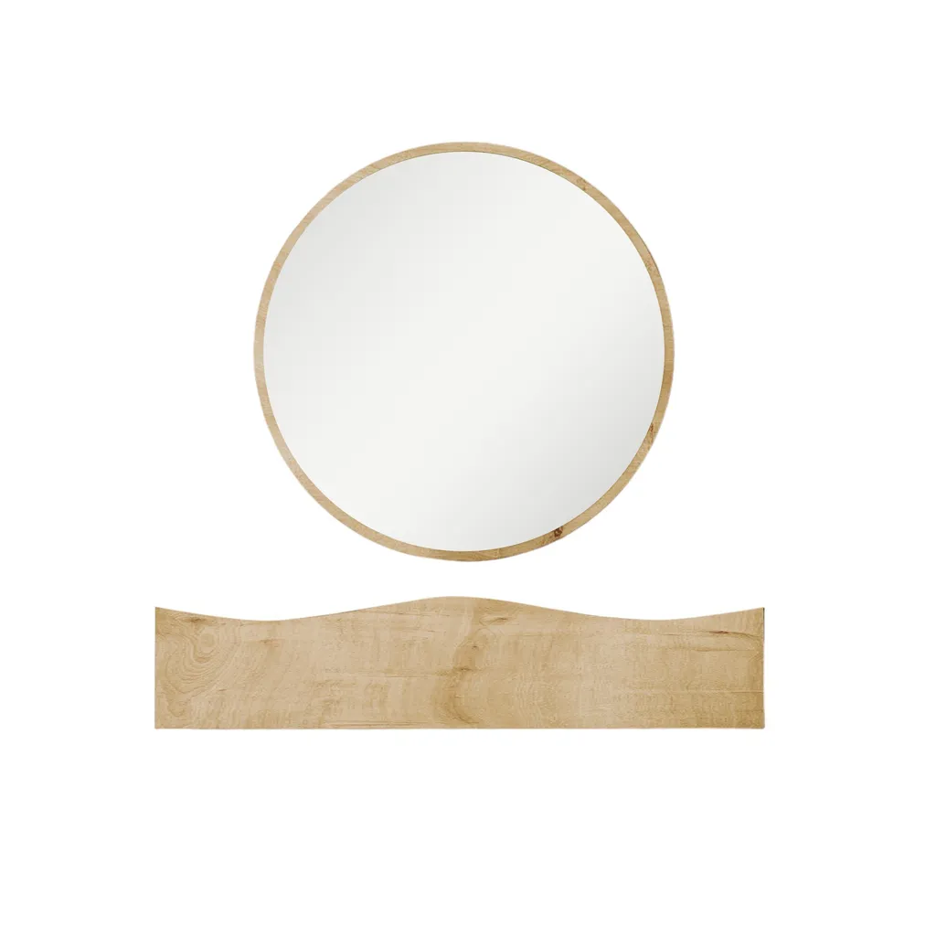 Commode en mélaminé haute qualité Princesse Oak finition chêne clair