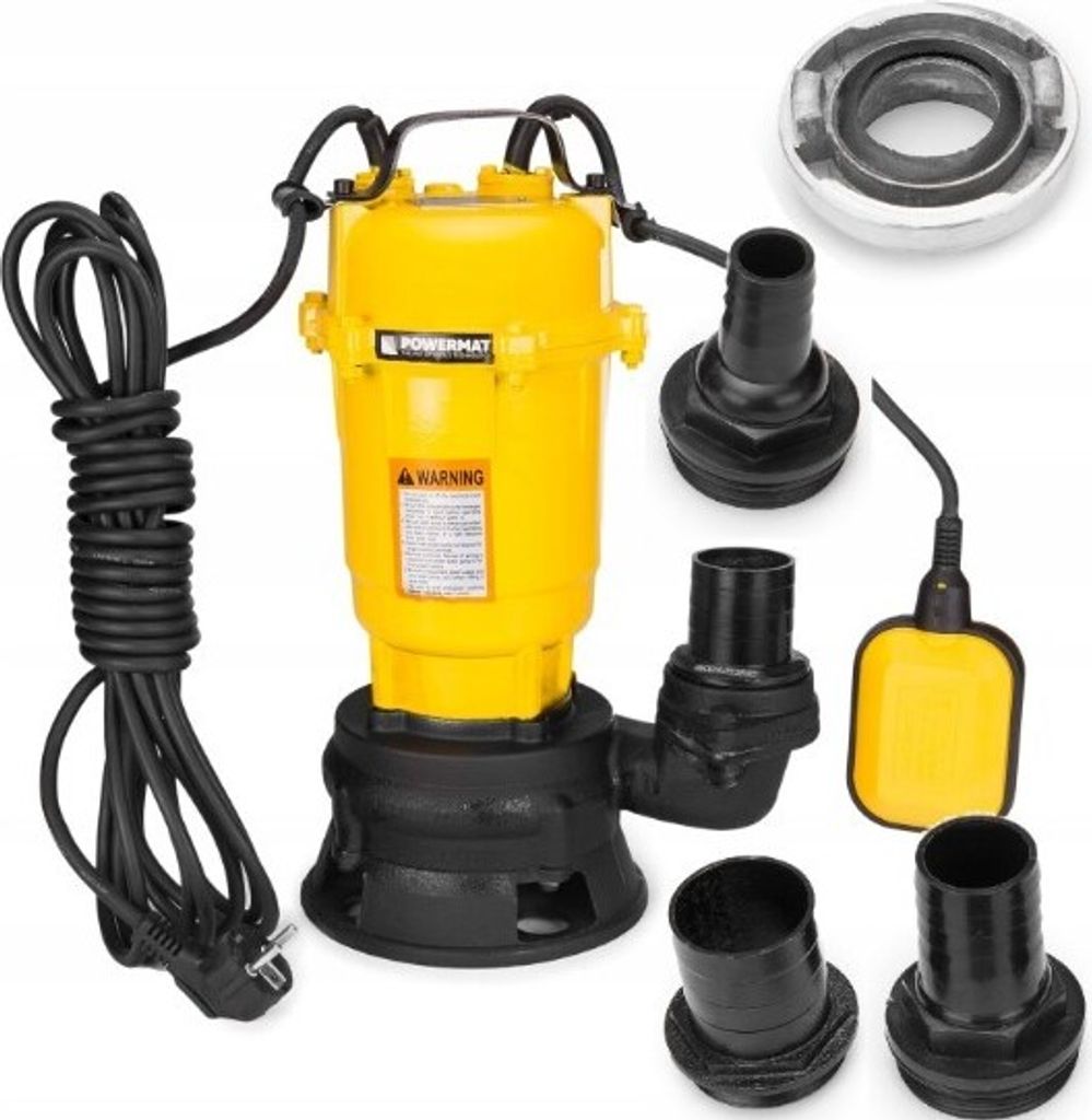 Tauchpumpe 750W Schmutzwasserpumpe Fäkalienpumpe Gartenpumpe Abwasserpumpe mit integriertem Schwimmerschalter