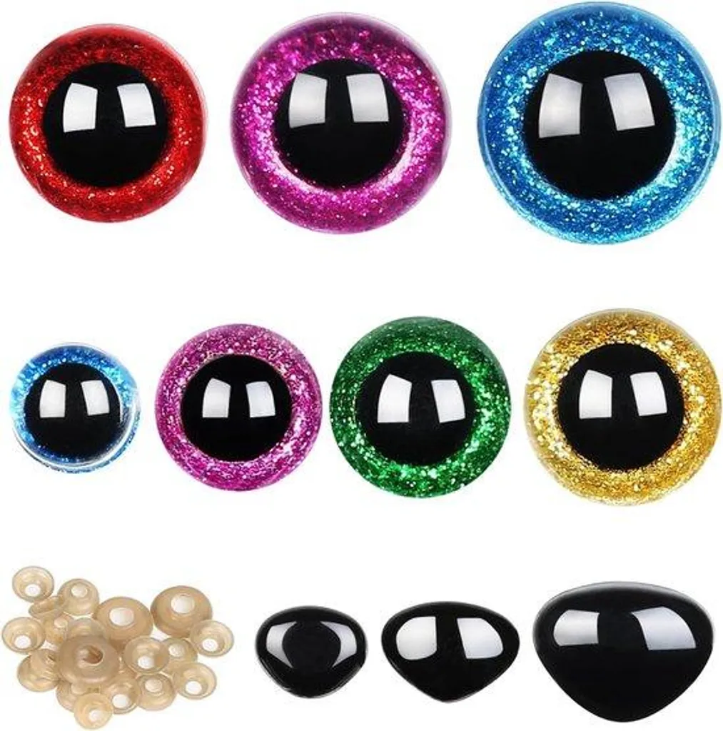 Lot de 100 épingles de marquage Amigurumi à paillettes pour vos peluches