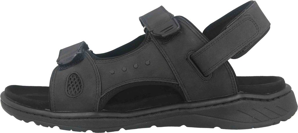 Mavins Sandalen in Übergrößen Schwarz 3HX0120802 Black große Herrenschuhe