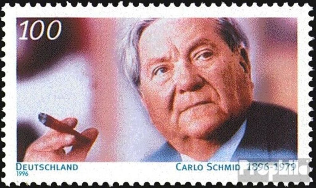 Briefmarken BRD (BR.Deutschland) 1996 Mi 1894 (kompl.Ausg.) FDC 100.Geburtstag von Schmid