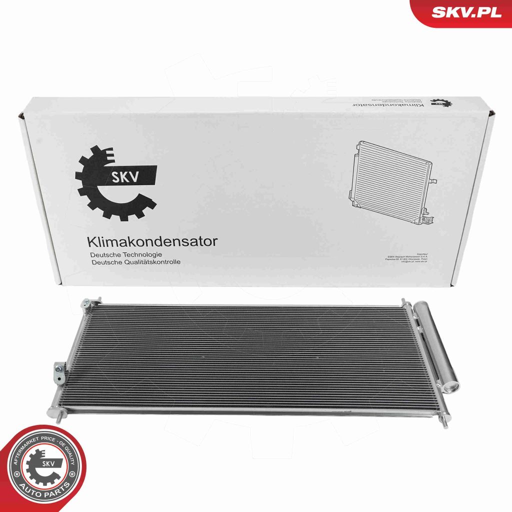 ESEN SKV 86SKV223 Kondensator Klimaanlage Klimakondensator für HONDA Jazz III Schrägheck (GE, GG, GP, ZA) +Trockner