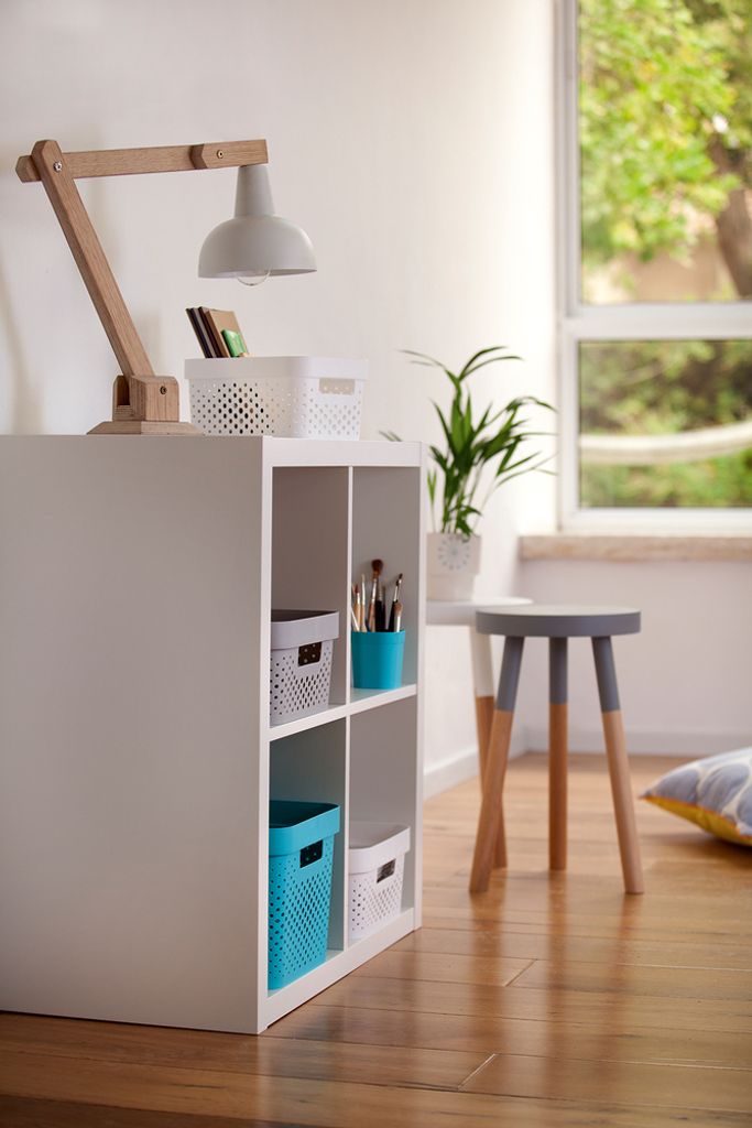 Úložný box INFINITY 11l s vekom sivý perforovaný Obrázok produktu 18
