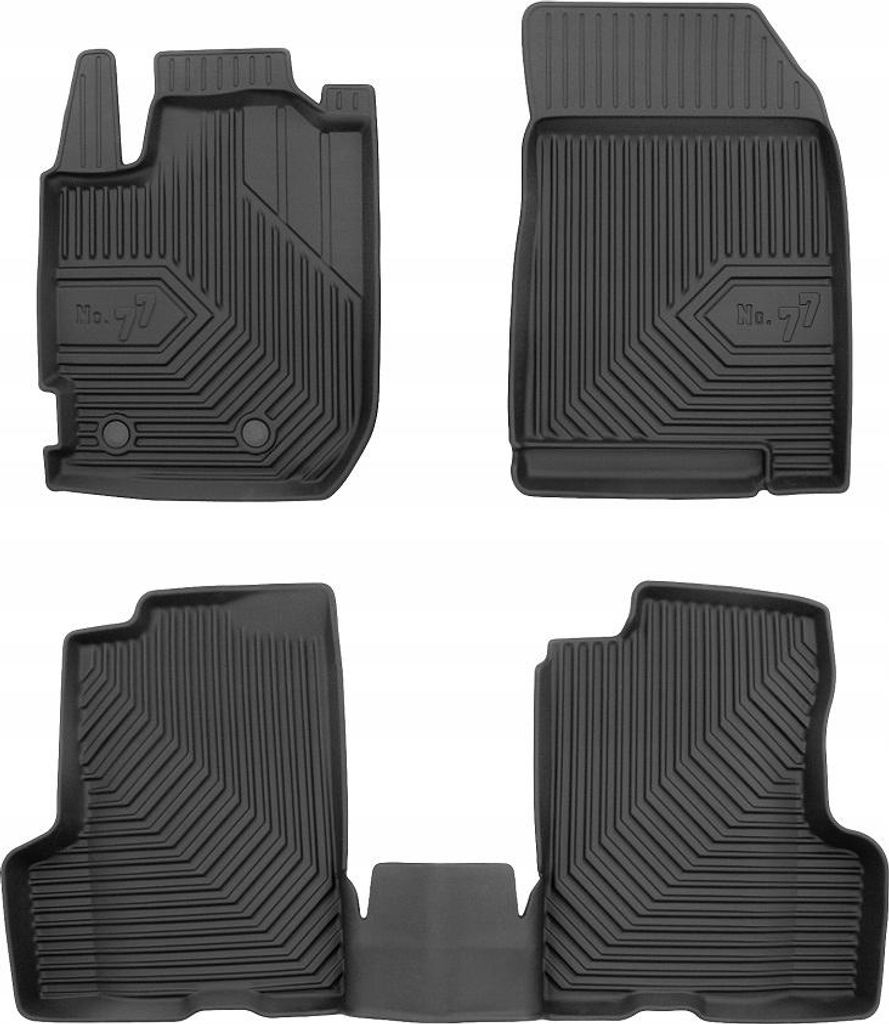 Gummimatten Dacia Duster 2 Fl 2021-2023 Durch 77