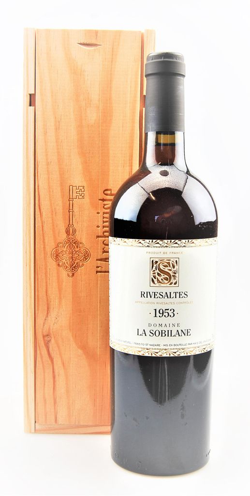 Wein 1953 Rivesaltes Domaine La Sobilane in Holzkiste