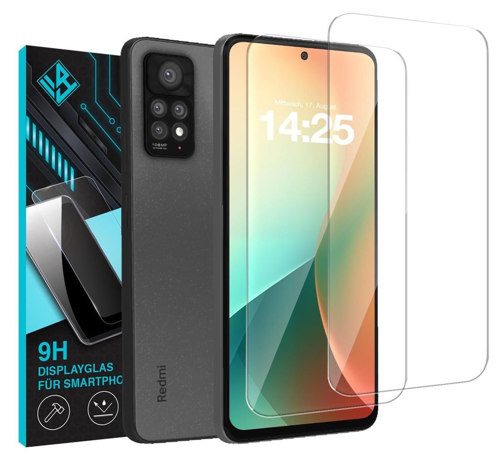 2x 9H Schutzglas Displayschutzfolie für Xiaomi Redmi Note Produktbild 
