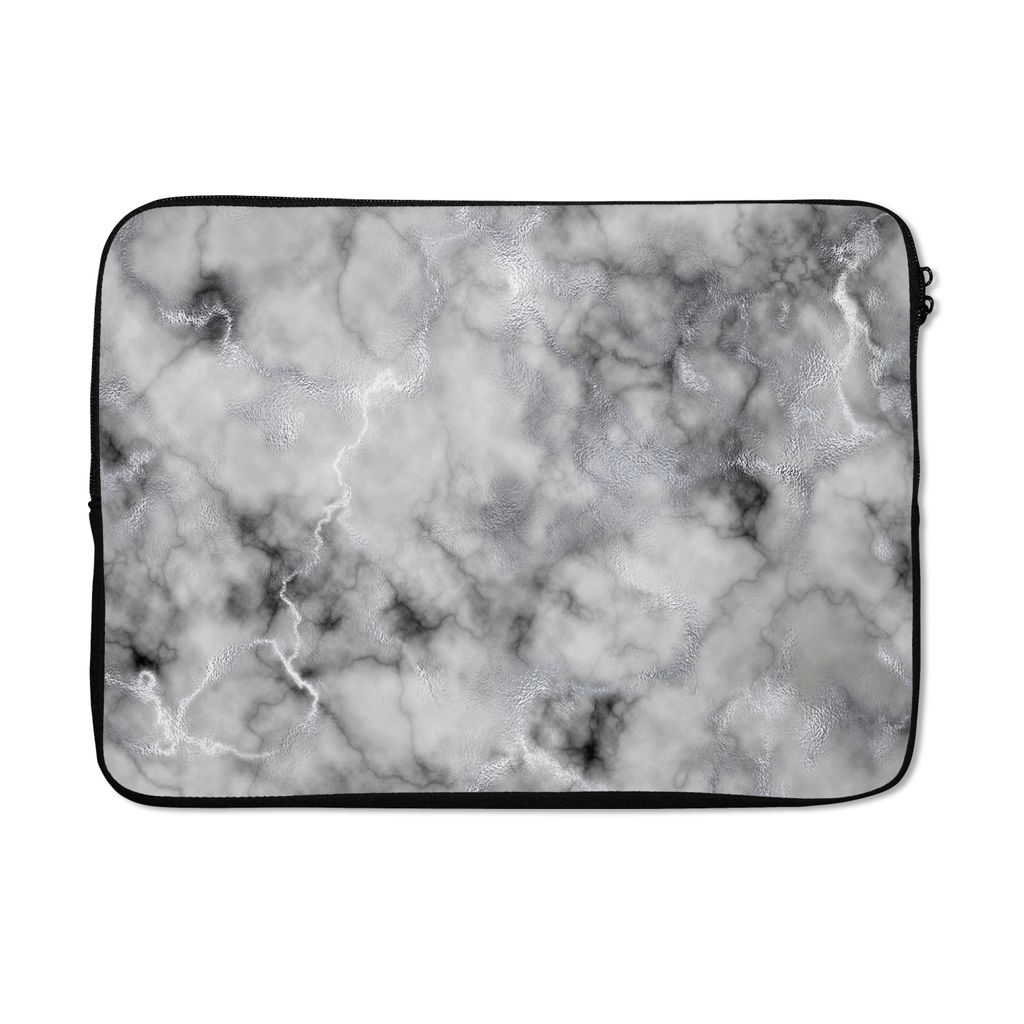 MuchoWow Laptop Hülle 14 ZollSteine - Marmor - Achat Laptoptasche - Laptoptasche - Stoßsicher - Schutzhaube
