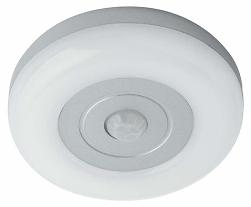 FANEUROPE Wiederaufladbare Regalleuchte, weiß/silber, Polycarbonat, LED, 1 W, 110 lm, 4000 K, Sensor, 7 x 7 x 2,15 cm