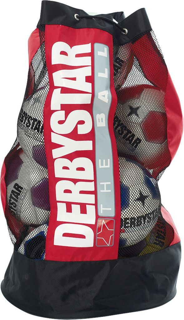 DERBYSTAR Ballsack 10 Bälle, Gr.für 10 Bälle, rot Produktbild 