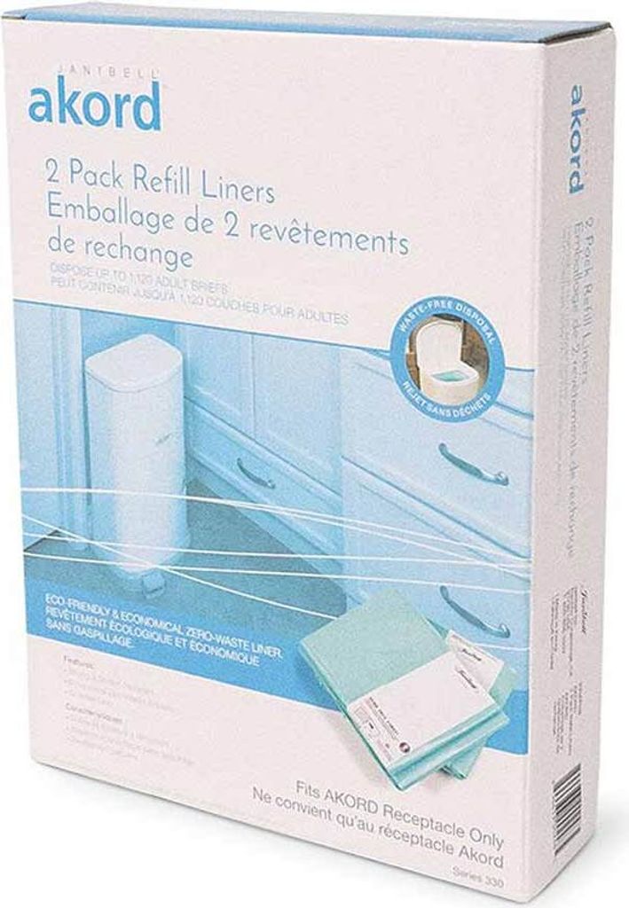 [2er Pack] Akord Slim 26 Liter Nachfüllpack