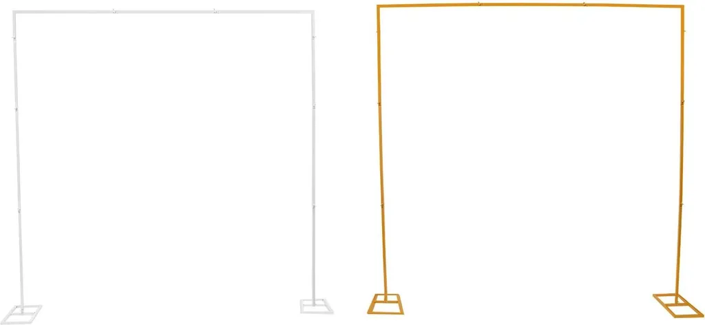 Arco Sfondo Fotografico Bianco M - Metallo per Set e Cerimonie