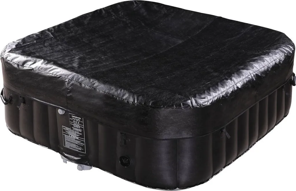 Jacuzzi Gonflable 6 Places Modèle NICE - Spa de Jardin Gris Anthracite