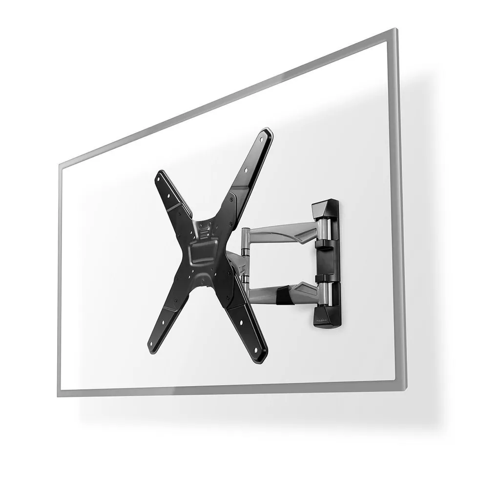 Support TV mural pivotant 3 points avec déport extensible de 410 mm