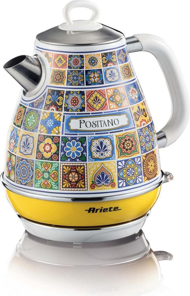Ariete 2869/0P, 1,7 l, 2200 W, Blau, Gelb, Edelstahl, Produktbild 