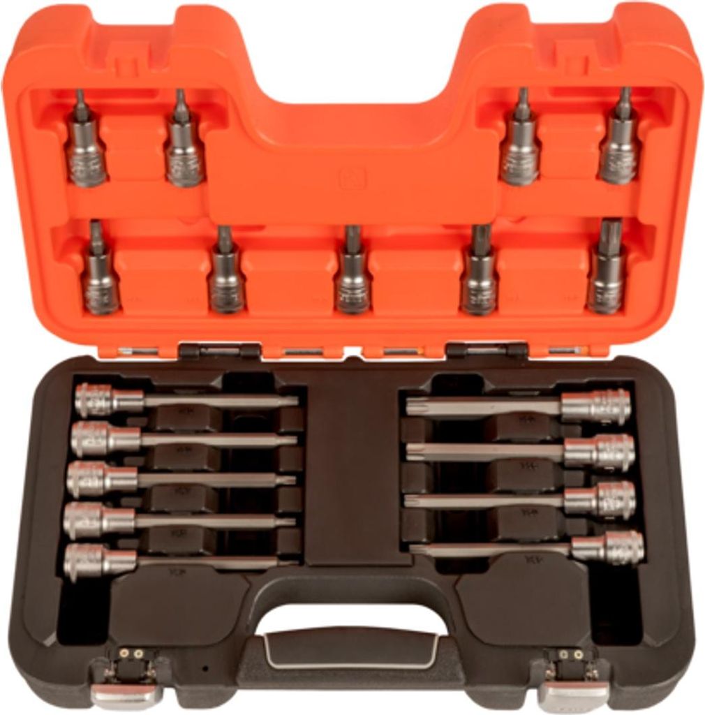 Bahco 1/2 Steckschlüssel-Satz mit TX-Bits - 18-tlg. Produktbild 