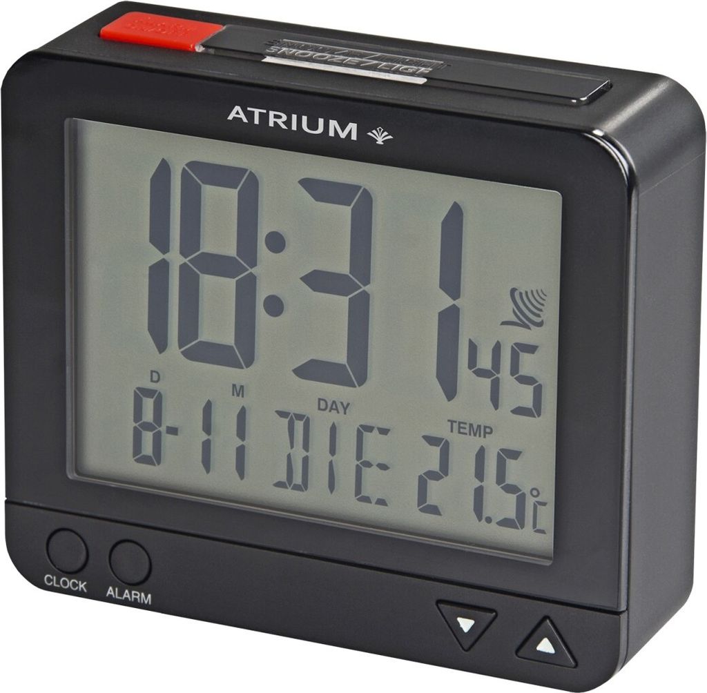 ATRIUM Wecker Digital Funkwecker A760-7 mit Beleuchtung Produktbild 