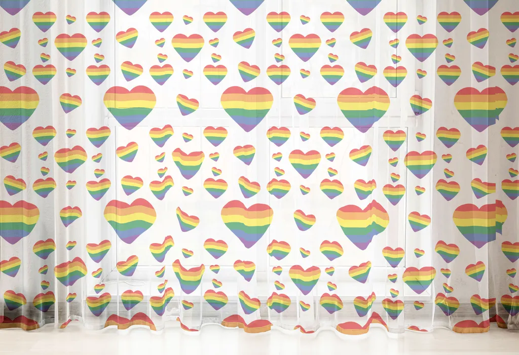 Arazzo Arcobaleno LGBT ABAKUHAUS 160x274 - Decorazione Parete Raso - 3
