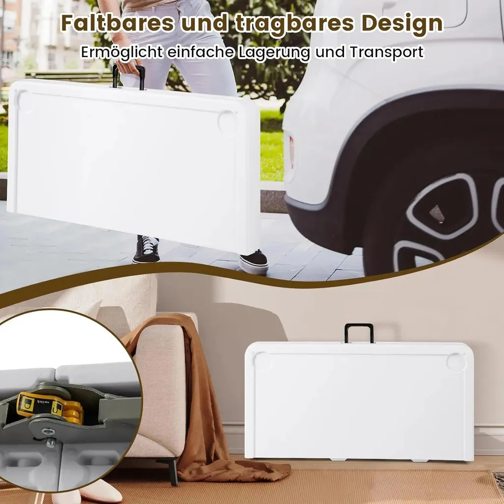 Table de jeu stable et compacte pour éviter les verres renversés 90x90