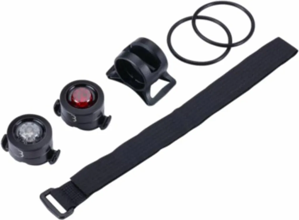Pack Éclairage Vélo Compact BBB BLS-123 SpyCombo Fixation Rapide Noir - 2