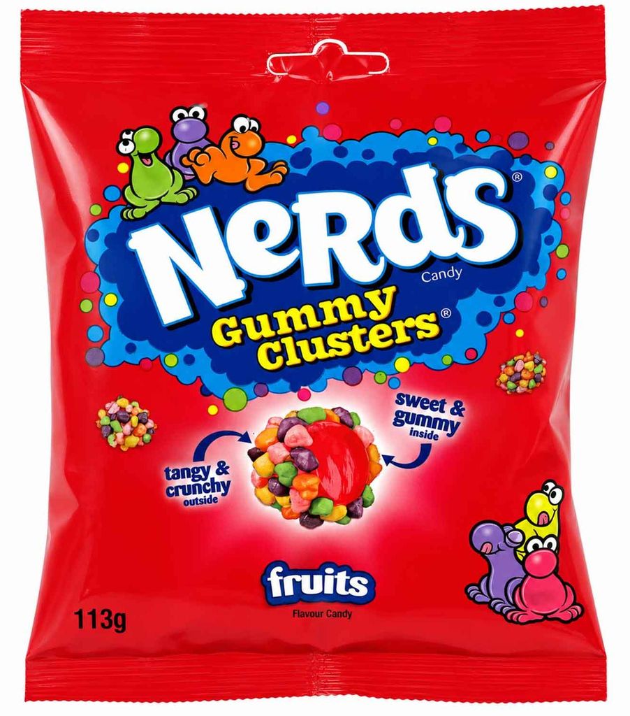Nerds Gummy Clusters Fruits 113g Obrázok produktu 