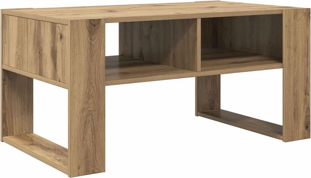 Tavolino Artisan Rovere 92x53x45 cm | Mobile Soggiorno in Legno Massiccio