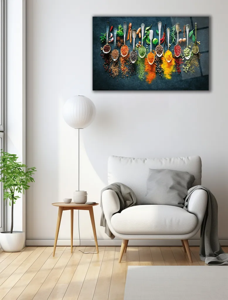 Tableau en Verre Haute Définition Wallity 0464 Design Multicolore