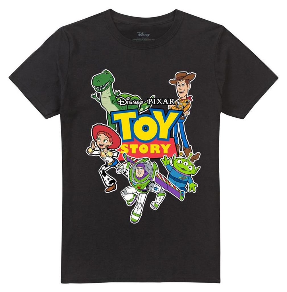 Toy Story - T-Shirt für Herren/Damen Uni TV33652 (S) (Schwarz)