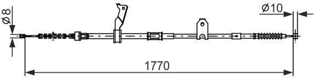 Câble de frein à main pour Toyota Avensis T25 - Réparation Freinage