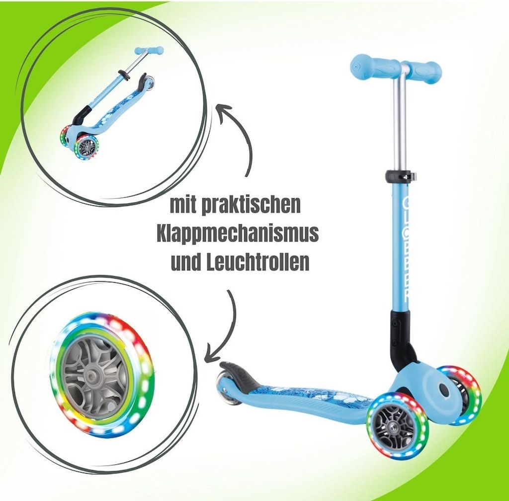 Globber Junior Foldable Fantasy Light Scooter, Produktbild 