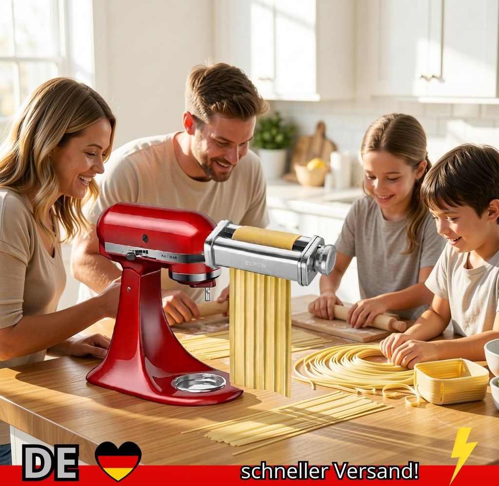 Nudelaufsatz Nudelroller für KitchenAid Mixer