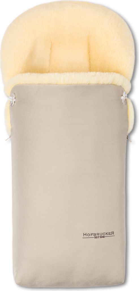 Hofbrucker Lammfell-Fußsack Putzi für Kinderwagen und Buggy Produktbild 