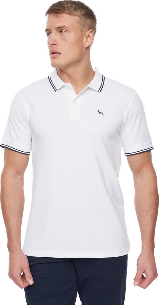 Bewley & Ritch - "Upwood" Poloshirt für Herren BG952 (L) (Weiß)