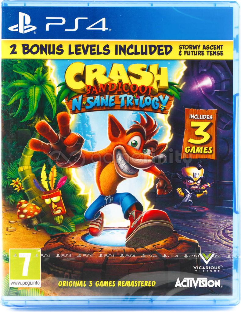 ACTIVISION BLIZZARD Activision Blizzard Crash Bandicoot N. Sane Trilogy, PS4 Anthology PlayStation 4
