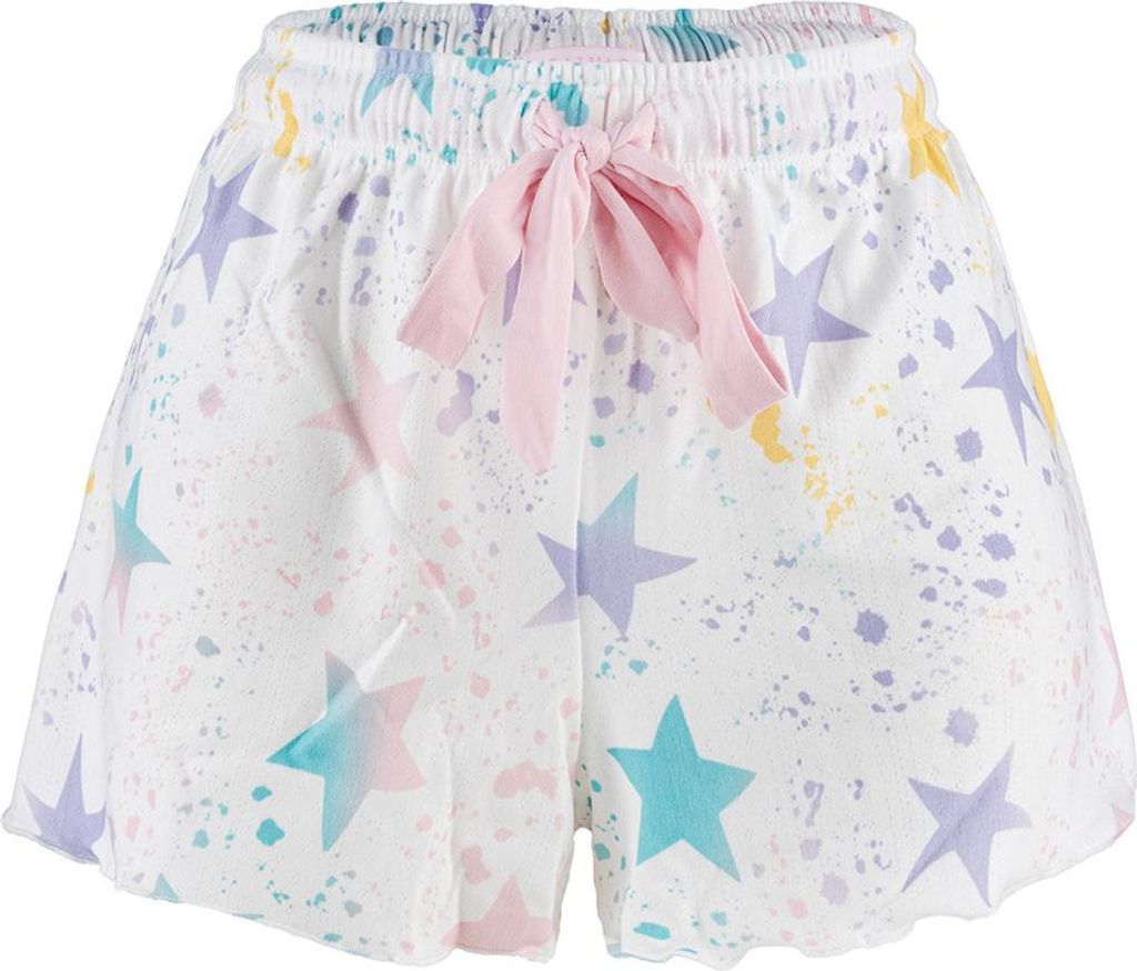 PJ Salvage Damen Pyjamashorts Star Splatter - off-white - Größe L
